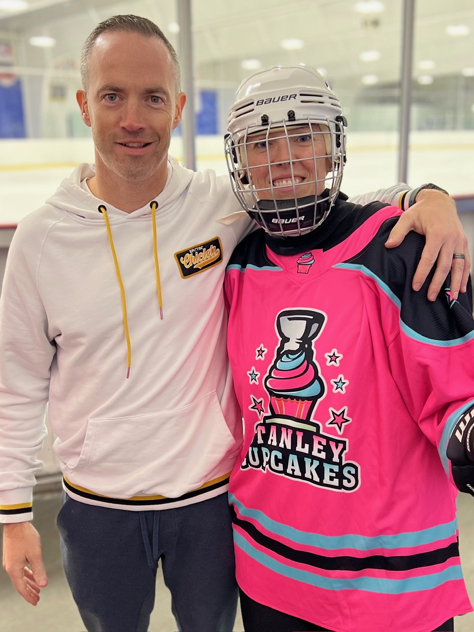 At the rink
